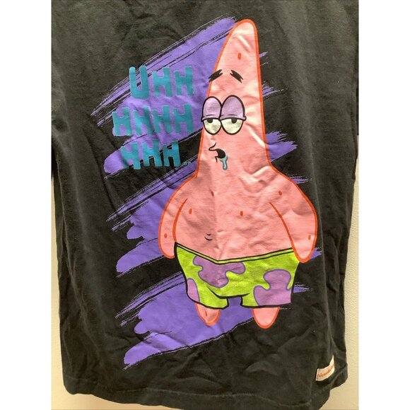 Nickelodeon Size Large Yourh Black Universal Studios Patrick Tee. Preloved - Picture 2 of 5